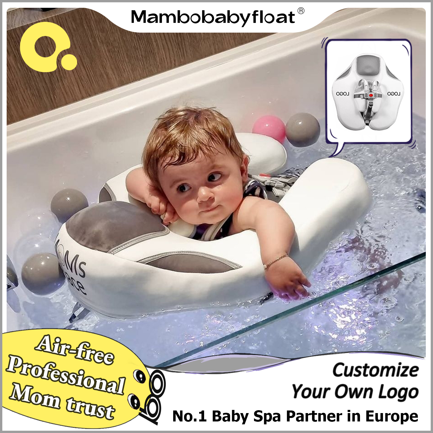 Baby Products Game - Mambobaby Air-Free Baby Spa Customized Logo