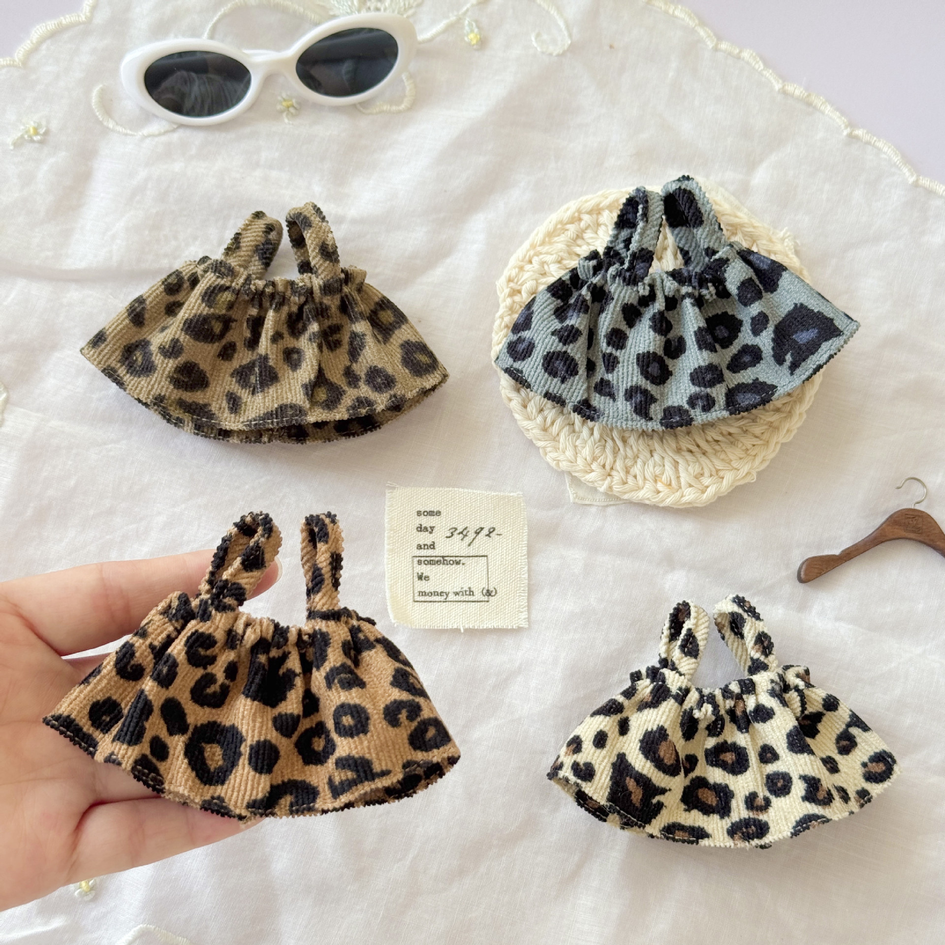 Baby Products Expo - Leopard Print Skirt for Labubu 10cm