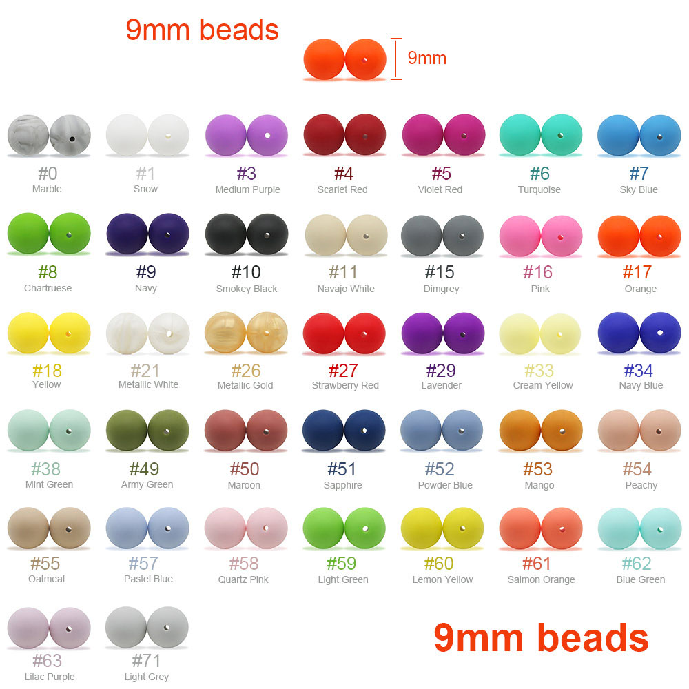 Cute-Idea 50Pcs Silicone Beads – Baby Products Expo Bewertung und Preis