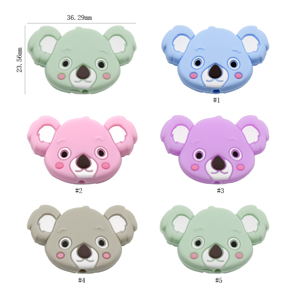 Cute-Idea 5pcs Silicone Koala  – Baby Products Expo Bewertung und Preis