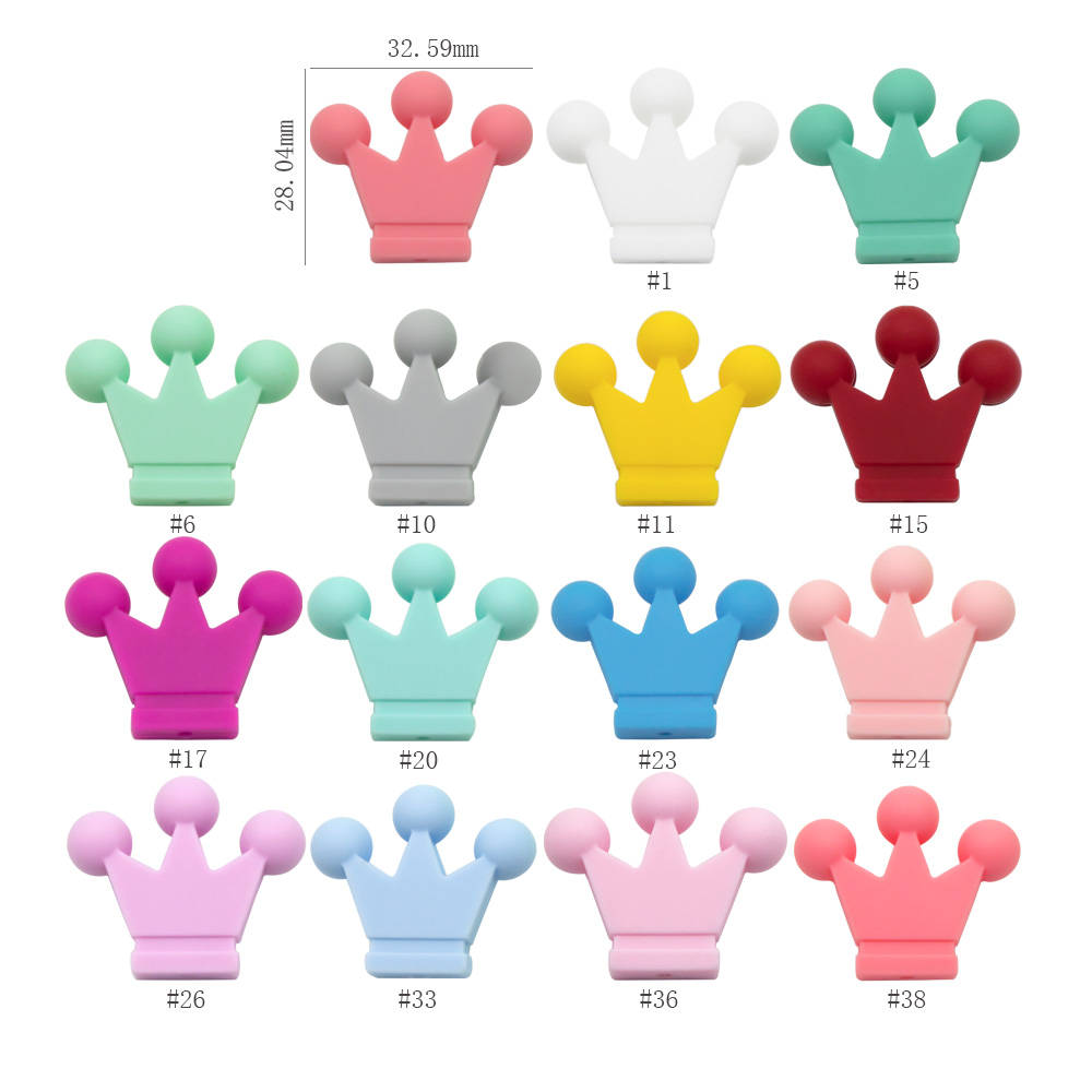 Cute-Idea 10PCs Silicone Crown – Baby Products Expo Bewertung und Preis