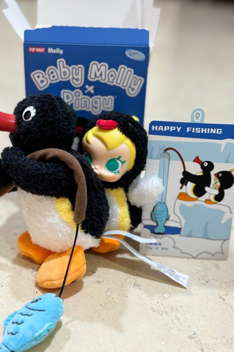 POP MART Baby Molly X Pingu Ha – Baby Products Game Bewertung und Preis