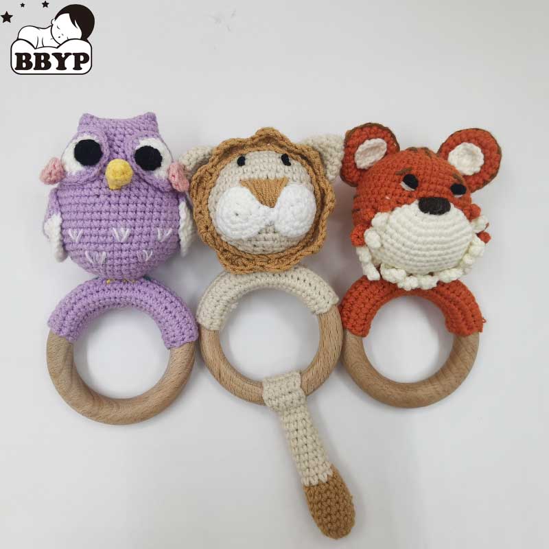 1PC Rabbit Tiger Lion Crochet  – Baby Products Rabbit Bewertung und Preis