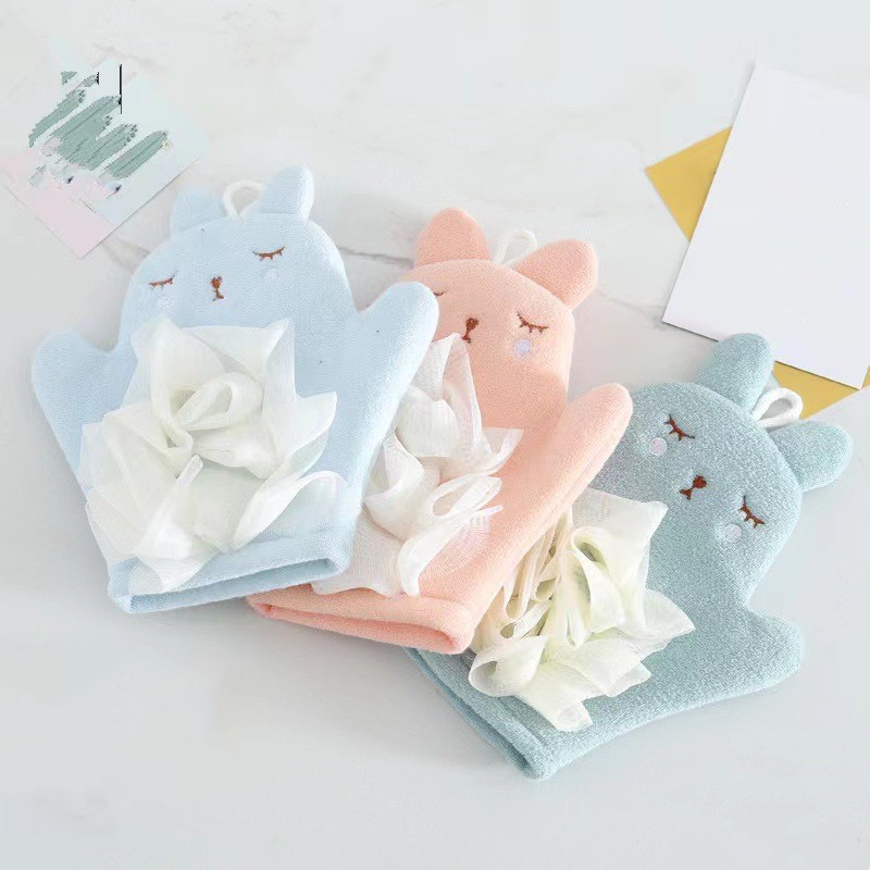 Cartoon Baby Bath Gloves Cotto – Baby Products Expo Bewertung und Preis